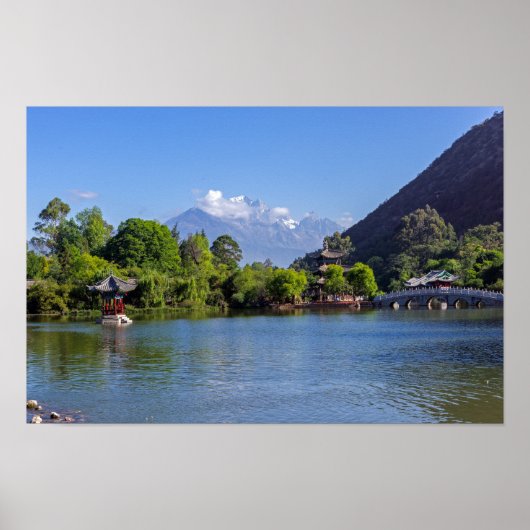 Black Dragon Pool - Yunnan, China Poster (Voorkant)