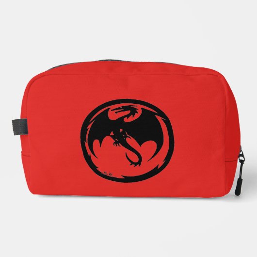 Black Dragon rode dopp kit Toilettasje (Voorkant)