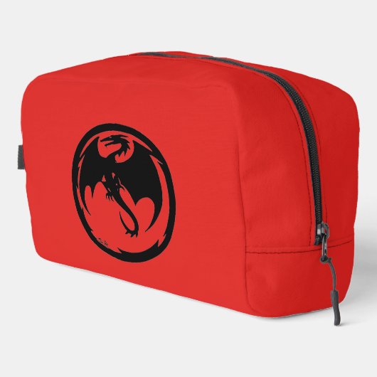 Black Dragon rode dopp kit Toilettasje (Rechterhoek)