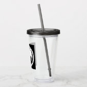 Black Dragon rook acryltumbler Acryl Drinkbeker (Links)