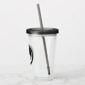 Black Dragon rook acryltumbler Acryl Drinkbeker (Links)