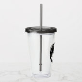 Black Dragon rook acryltumbler Acryl Drinkbeker (Rechts)