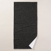 Black Dragon Scale Badhanddoek (Badhanddoek)