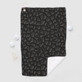 Black Dragon Scale Golfhanddoek (Insitu)