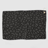 Black Dragon Scale Golfhanddoek (Horizontaal)