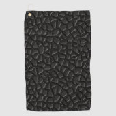 Black Dragon Scale Golfhanddoek (Voorkant)