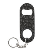 Black Dragon Scale Patroon Mini Flessenopener (Voorkant)