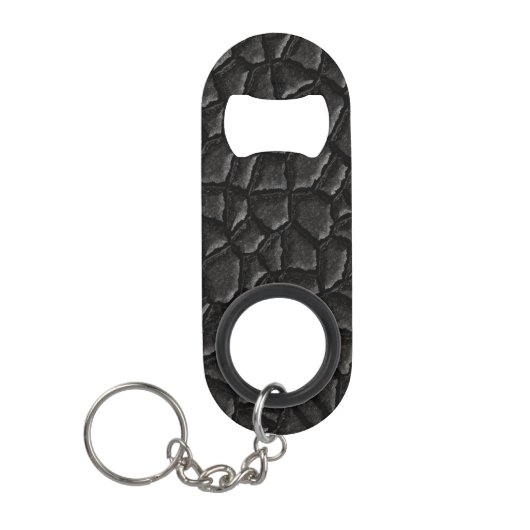 Black Dragon Scale Patroon Mini Flessenopener (Voorkant)