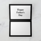 Black Dragon Scale Pattern Vaderdag Kaart (Binnen)