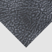 Black Dragon Scale Reptile/Dinosaur Skin Fantasy Tissuepapier (Detail)