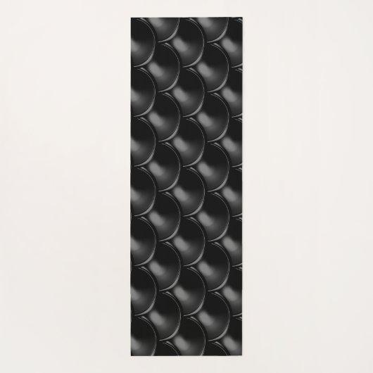 Black Dragon Scale Yoga Mat (Achterkant)