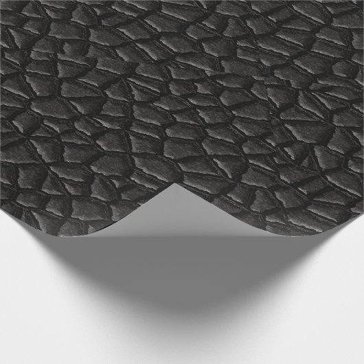 Black Dragon Scales Vaderdag Cadeaupapier (Hoek)