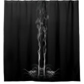 Black Dragon Smoke Douchegordijn (Voorkant)