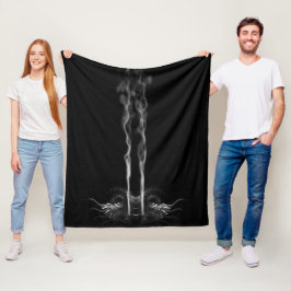 Black Dragon Smoke Fleece Deken