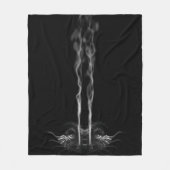 Black Dragon Smoke Fleece Deken (Voorkant)