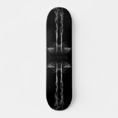 Black Dragon Smoke met Naam of Monogram Persoonlijk Skateboard (Voorkant)