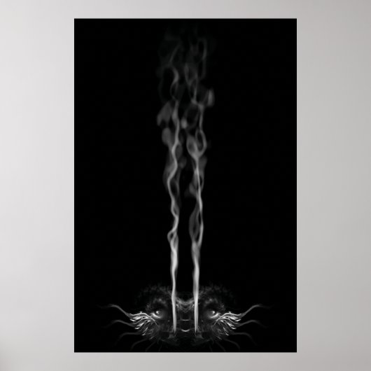 Black Dragon Smoke Poster (Voorkant)
