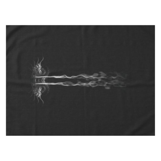 Black Dragon Smoke Tafelkleed (Voorkant (Horizontaal))