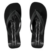 Black Dragon Smoke Teenslippers (Voetbed)