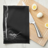 Black Dragon Smoke Theedoek (Quarter Fold)