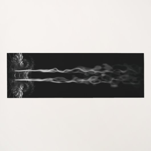 Black Dragon Smoke Yogamat (Achterkant (horizontaal))