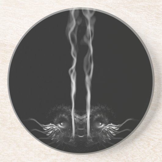 Black Dragon Smoke Zandsteen Onderzetter (Voorkant)