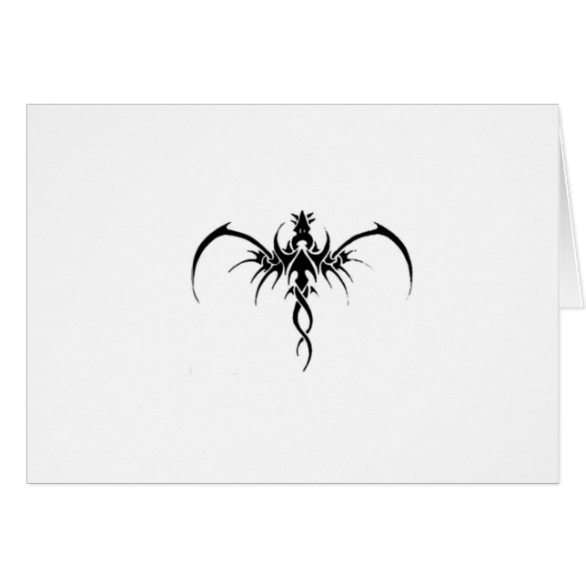 Black dragon tattoo (Voorkant Horizontaal)