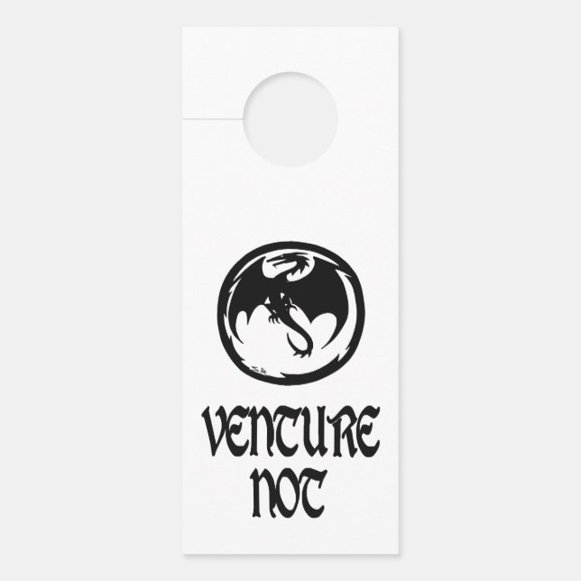 Black Dragon Venture Venture, niet-deurhanger Deurhanger (Voorkant)