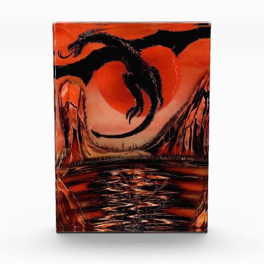 Black Dragon vlucht Fotoblokken (Voorkant)