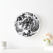 Black Dragon Wall klok (Huis)