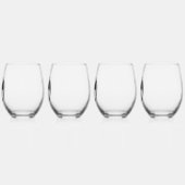 Black Dragon wijnglazen set van 4 Wijnglas Zonder Voet (Links)