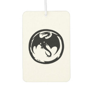 Black Dragon witte auto luchtverfrisser