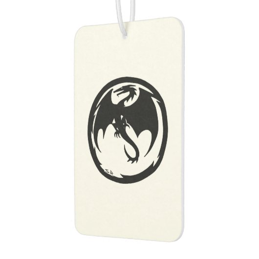 Black Dragon witte auto luchtverfrisser (Links)