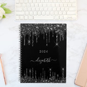 Black drips naam script 2025 planner