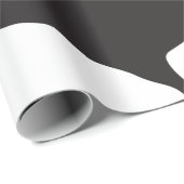 Black Duck Bird Icon Cadeaupapier (Rol Hoek)