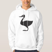 Black Duck Bird Icon Hoodie (Voorkant)