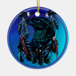 Black Eagle_Dreamweaver-sierent Keramisch Ornament