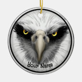 Black Eagle Keramisch Ornament (Voorkant)