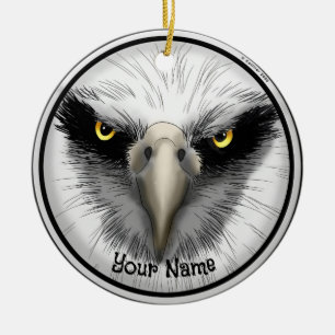 Black Eagle Keramisch Ornament