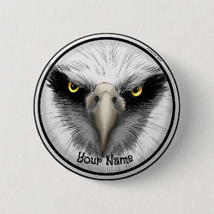 Black Eagle Ronde Button 5,7 Cm