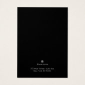 Black Earring Jewelry Display Kaart (Achterkant)