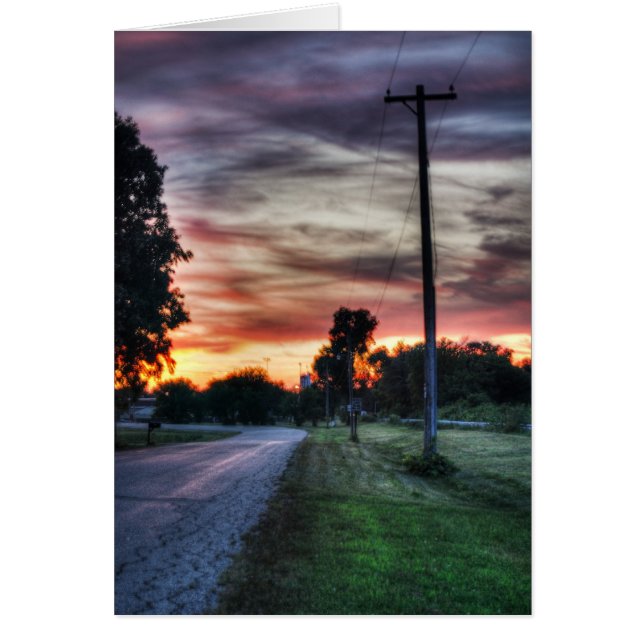 Black Earth Sunset (Voorkant)