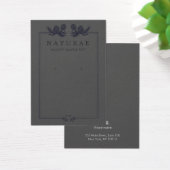 Black Earthy  Earring Jewelry Display Visitekaartje (Bureau)