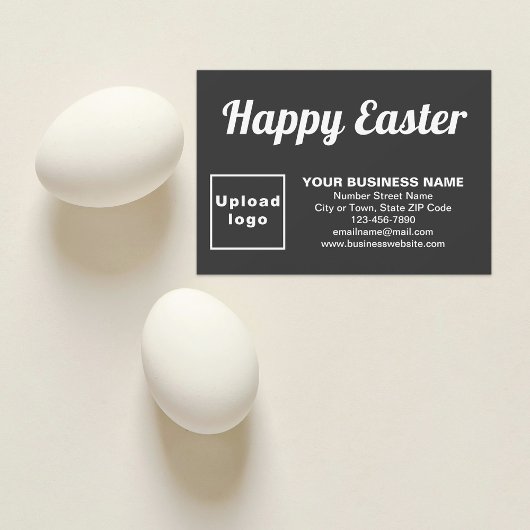 Black Easter Business Flat Wenskaart Kaart