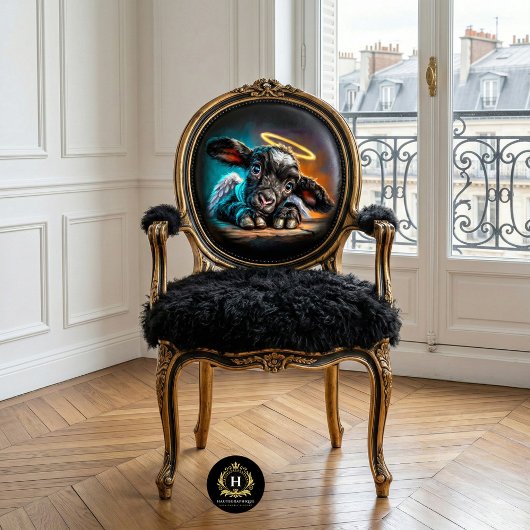  Black Easter Lamb Angel Decoupage Tissuepapier