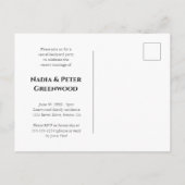 Black Eat Drink We hebben een gehuwde retrocessie. Briefkaart (Achterkant)