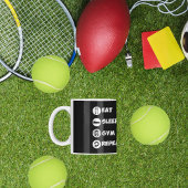 Black Eat Sleep Gym Repo Pictogram Mok