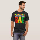 Black Educated BAE aka black history month pride T-shirt (Voorkant volledig)