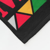 Black Educators Probleem Black Geschiedenis Pride Fleece Deken (Hoek)