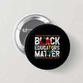 Black Educators Probleem Design Black History Maan Ronde Button 5,7 Cm (Voorkant /achterkant)